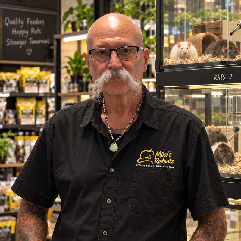Mike Barber, owner of Mike's Rodents